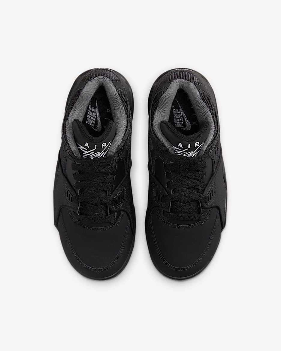 Black and white nike flights cheap